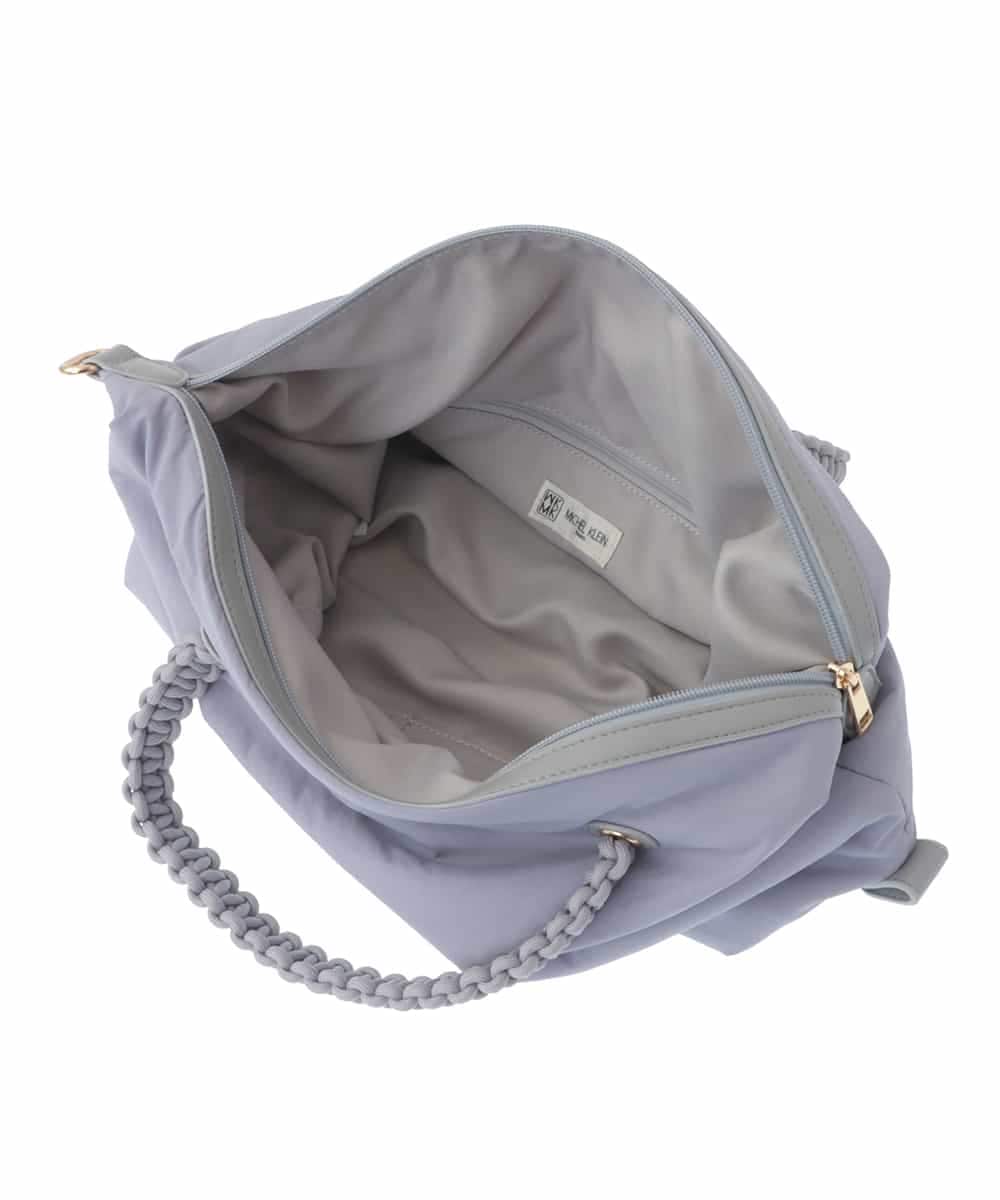 BPREV22150 MK MICHEL KLEIN BAG(MK ミッシェルクラン バッグ) [マルチウェイ]コードハンドルトートバッグ ライトブルー