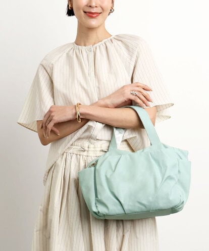 BPRGA31140 MK MICHEL KLEIN BAG [2WAY]タックデザイントートバッグ