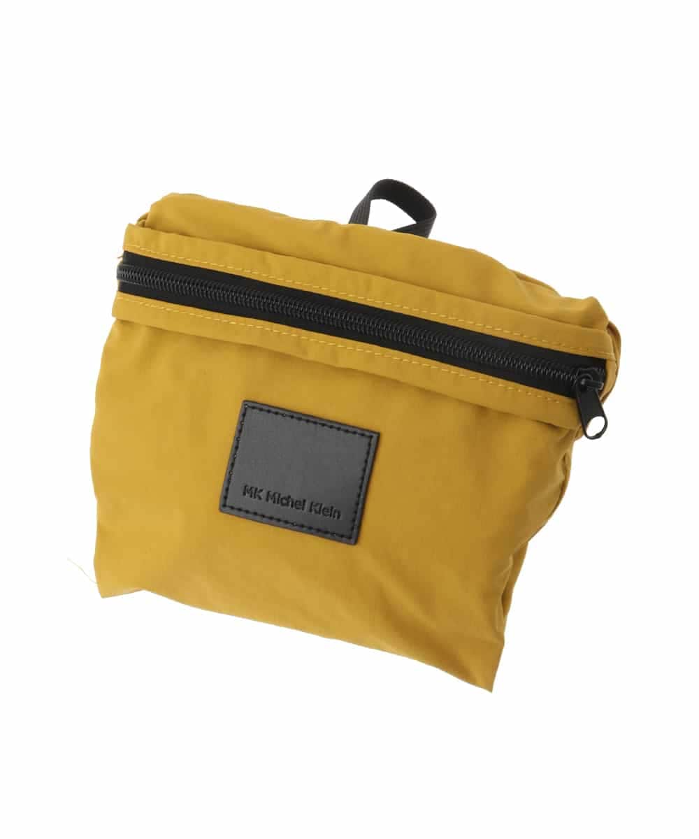 BPRGA42110 MK MICHEL KLEIN BAG(MK ミッシェルクラン バッグ) [超軽量]ソフトタッチパッカブルショルダーバッグ マスタード