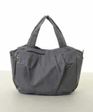 BPRGA43160 MK MICHEL KLEIN BAG(MK ミッシェルクラン バッグ) [2WAY/A4収納可]スター柄タックデザイントートバッグ グレー