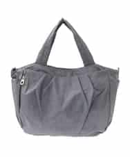 BPRGA43160 MK MICHEL KLEIN BAG(MK ミッシェルクラン バッグ) [2WAY/A4収納可]スター柄タックデザイントートバッグ グレー