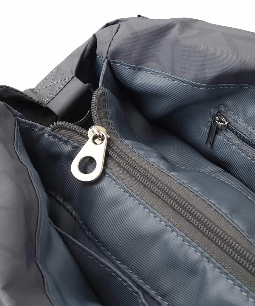BPRGA43160 MK MICHEL KLEIN BAG(MK ミッシェルクラン バッグ) [2WAY/A4収納可]スター柄タックデザイントートバッグ グレー