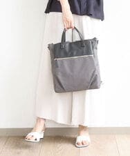 BPRGA62160 MK MICHEL KLEIN BAG(MK ミッシェルクラン バッグ) [3WAY/撥水加工]異素材MIXナイロンリュック グレー