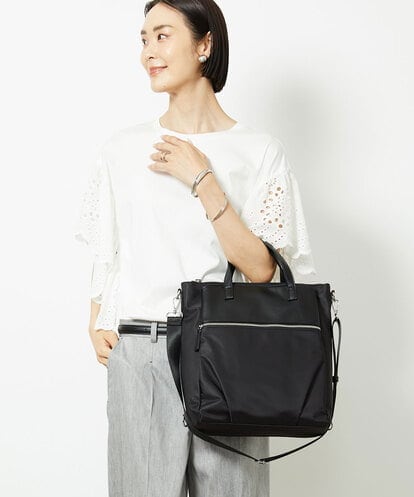 BPRGA62160 MK MICHEL KLEIN BAG [3WAY/撥水加工]異素材MIXナイロンリュック