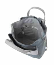 BPRGA62160 MK MICHEL KLEIN BAG(MK ミッシェルクラン バッグ) [3WAY/撥水加工]異素材MIXナイロンリュック ライトブルー