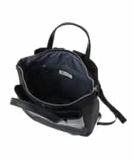 BPRGA62160 MK MICHEL KLEIN BAG(MK ミッシェルクラン バッグ) [3WAY/撥水加工]異素材MIXナイロンリュック ライトブルー