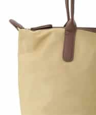 BPRGD30170 MK MICHEL KLEIN BAG(MK ミッシェルクラン バッグ) レザーポイント軽量トートバッグ イエロー