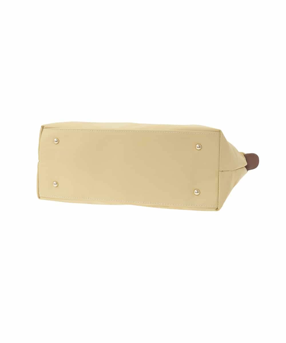 BPRGD30170 MK MICHEL KLEIN BAG(MK ミッシェルクラン バッグ) レザーポイント軽量トートバッグ イエロー