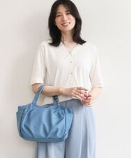 BPRGD31150 MK MICHEL KLEIN BAG(MK ミッシェルクラン バッグ) [2WAY/撥水]多機能ポケットタックデザイントートバッグ ブルー