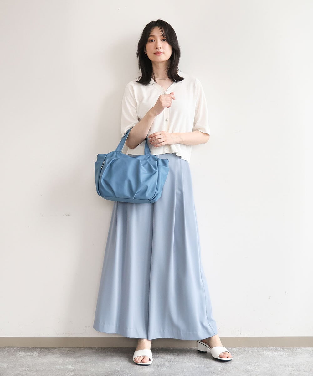 BPRGD31150 MK MICHEL KLEIN BAG(MK ミッシェルクラン バッグ) [2WAY/撥水]多機能ポケットタックデザイントートバッグ ベージュ