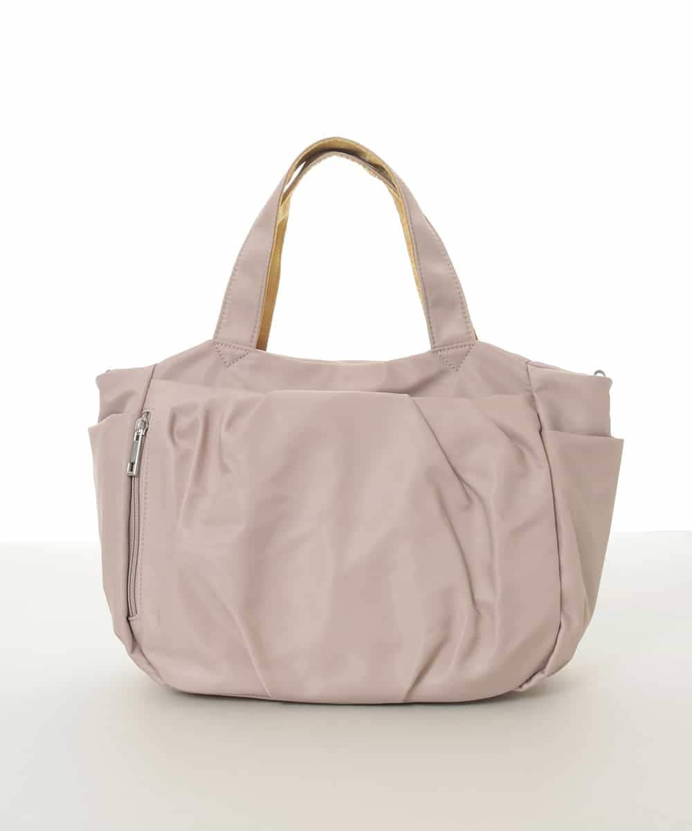 BPRGD31150 MK MICHEL KLEIN BAG(MK ミッシェルクラン バッグ) [2WAY/撥水]多機能ポケットタックデザイントートバッグ ベージュ