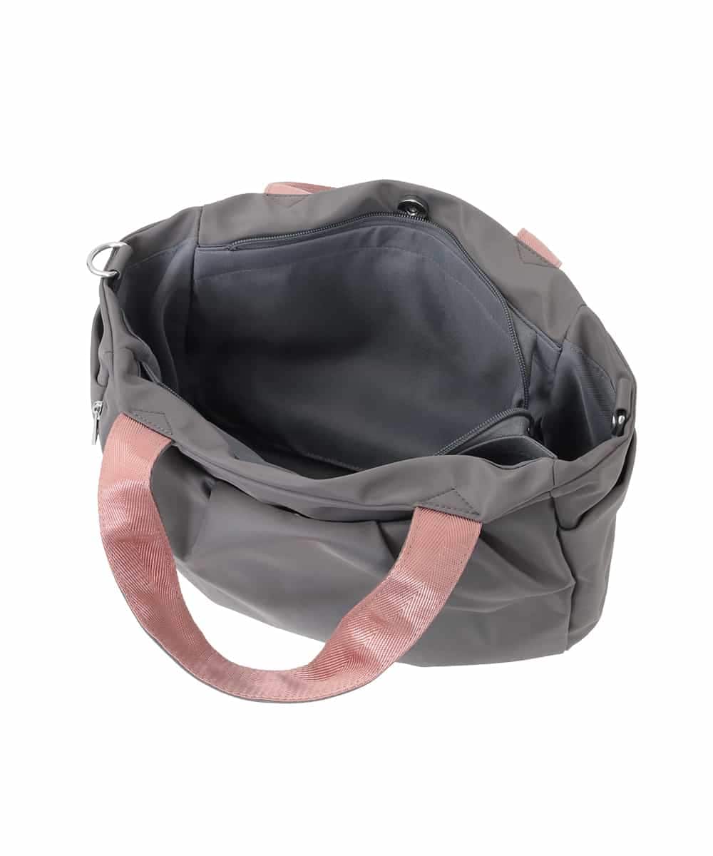 BPRGD31150 MK MICHEL KLEIN BAG(MK ミッシェルクラン バッグ) [2WAY/撥水]多機能ポケットタックデザイントートバッグ ベージュ