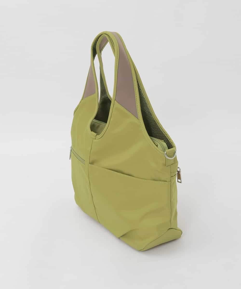 BPRGD42160 MK MICHEL KLEIN BAG(MK ミッシェルクラン バッグ) [撥水/2WAY]くり手トラベルバッグ グリーン