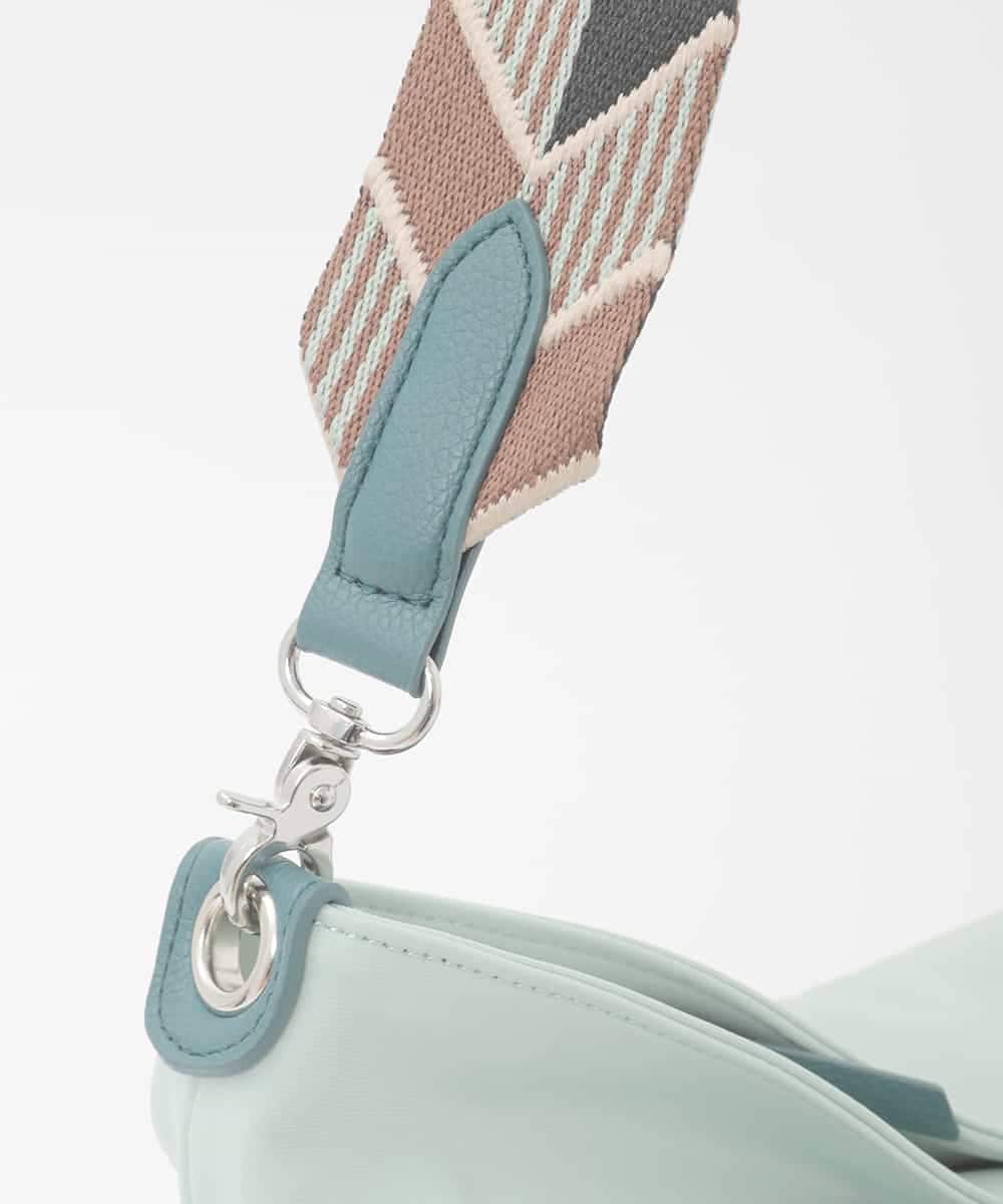 BPRGD51160 MK MICHEL KLEIN BAG(MK ミッシェルクラン バッグ) [2WAY]アクセントハンドルナイロンバッグ グリーン