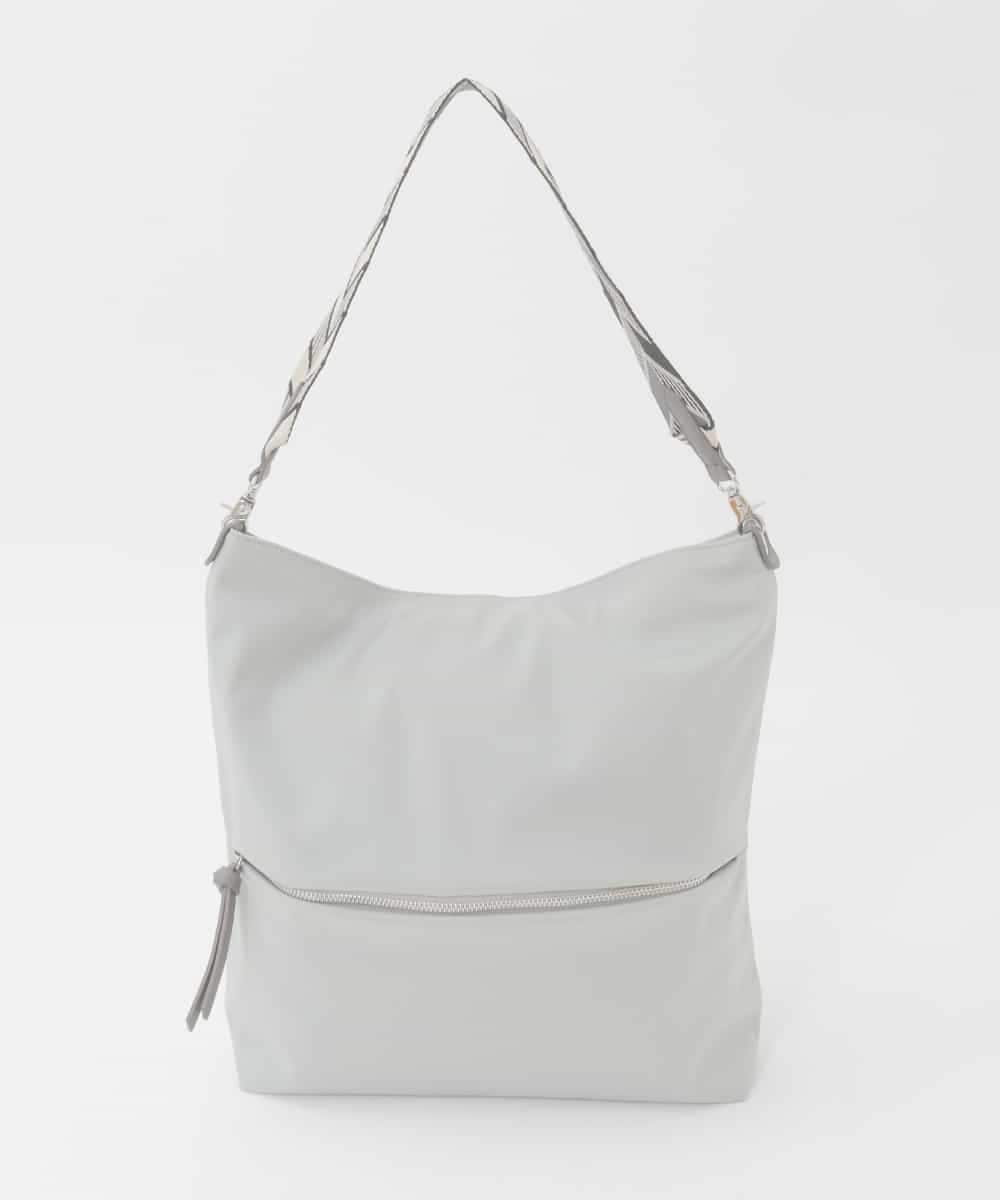 BPRGD51160 MK MICHEL KLEIN BAG(MK ミッシェルクラン バッグ) [2WAY]アクセントハンドルナイロンバッグ グレー