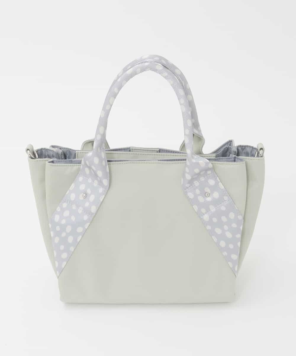 BPRGD52150 MK MICHEL KLEIN BAG(MK ミッシェルクラン バッグ) [2WAY]ドットハンドルナイロンコンパクトバッグ グリーン
