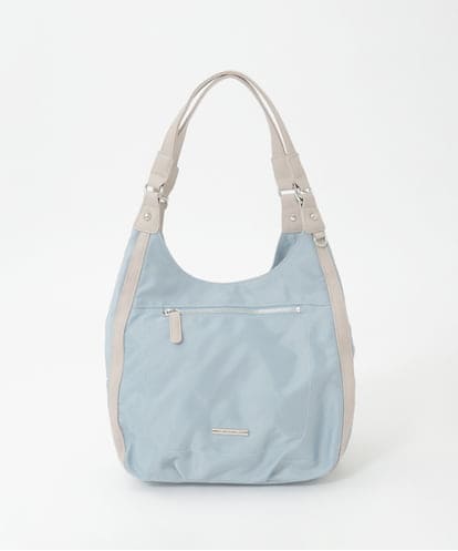 BPRGD61150 MK MICHEL KLEIN BAG [2WAY]異素材ジョイントラウンドナイロントート