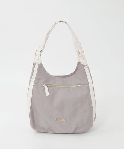 BPRGD61150 MK MICHEL KLEIN BAG [2WAY]異素材ジョイントラウンドナイロントート