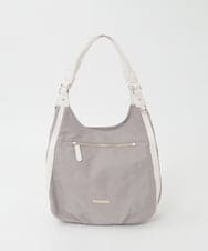 BPRGD61150 MK MICHEL KLEIN BAG(MK ミッシェルクラン バッグ) [2WAY]異素材ジョイントラウンドナイロントート ベージュ