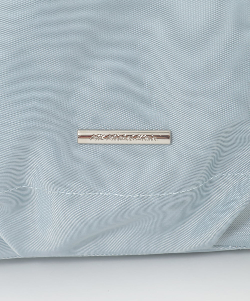 BPRGD61150 MK MICHEL KLEIN BAG(MK ミッシェルクラン バッグ) [2WAY]異素材ジョイントラウンドナイロントート ブラック