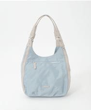BPRGD61150 MK MICHEL KLEIN BAG(MK ミッシェルクラン バッグ) [2WAY]異素材ジョイントラウンドナイロントート ブラック