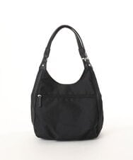 BPRGD61150 MK MICHEL KLEIN BAG(MK ミッシェルクラン バッグ) [2WAY]異素材ジョイントラウンドナイロントート ブラック