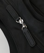 BPRGD61150 MK MICHEL KLEIN BAG(MK ミッシェルクラン バッグ) [2WAY]異素材ジョイントラウンドナイロントート ブラック