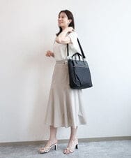 BPRGD62180 MK MICHEL KLEIN BAG(MK ミッシェルクラン バッグ) [3WAY/撥水]レザーナイロン多機能スクエアバッグ ブラック