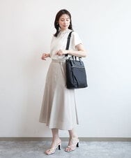 BPRGD62180 MK MICHEL KLEIN BAG(MK ミッシェルクラン バッグ) [3WAY/撥水]レザーナイロン多機能スクエアバッグ ブラック