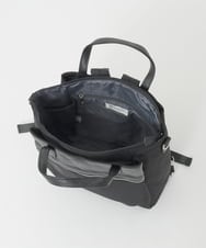 BPRGD62180 MK MICHEL KLEIN BAG(MK ミッシェルクラン バッグ) [3WAY/撥水]レザーナイロン多機能スクエアバッグ ブラック