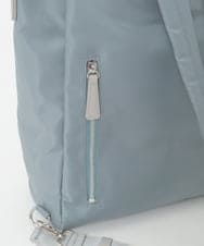 BPRGD62180 MK MICHEL KLEIN BAG(MK ミッシェルクラン バッグ) [3WAY/撥水]レザーナイロン多機能スクエアバッグ ブラック