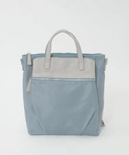 BPRGD62180 MK MICHEL KLEIN BAG(MK ミッシェルクラン バッグ) [3WAY/撥水]レザーナイロン多機能スクエアバッグ ブラック