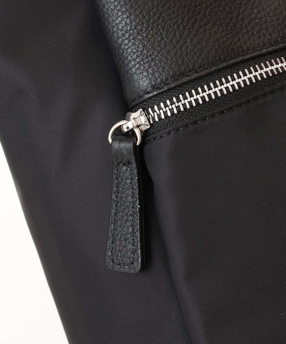 BPRGD62180 MK MICHEL KLEIN BAG(MK ミッシェルクラン バッグ) [3WAY/撥水]レザーナイロン多機能スクエアバッグ ブラック