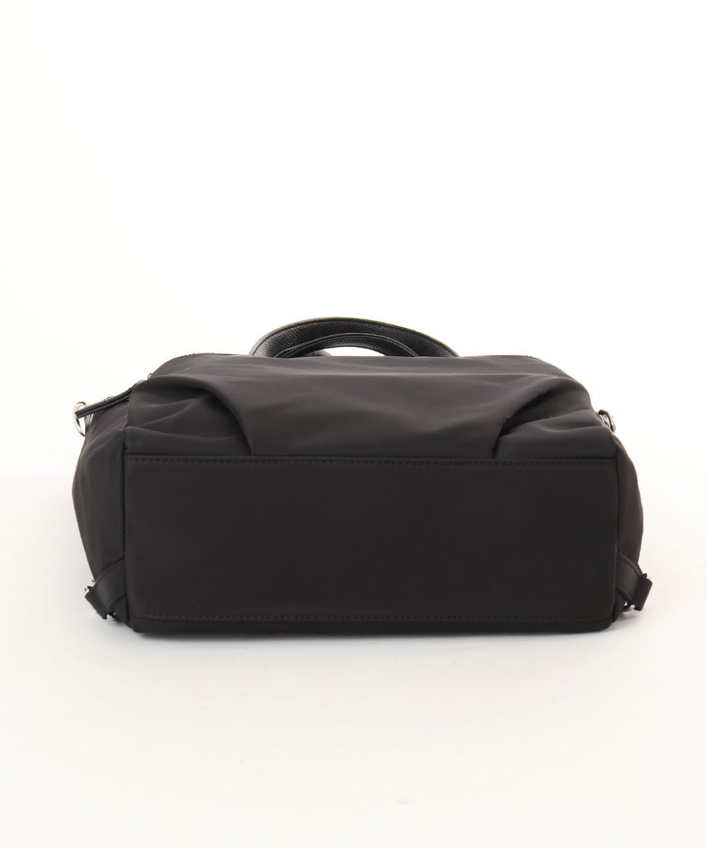 BPRGD62180 MK MICHEL KLEIN BAG(MK ミッシェルクラン バッグ) [3WAY/撥水]レザーナイロン多機能スクエアバッグ ブラック