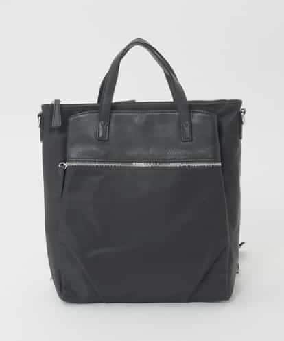 BPRGD62180 MK MICHEL KLEIN BAG [3WAY/撥水]レザーナイロン多機能スクエアバッグ