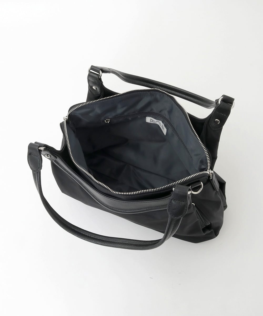 BPRGD71190 MK MICHEL KLEIN BAG(MK ミッシェルクラン バッグ) [2WAY]配色ポイントセパレートデザインバッグ ブラウン×アイボリー