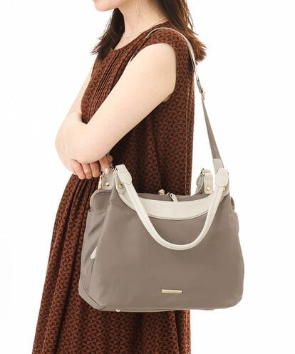 BPRGD71190 MK MICHEL KLEIN BAG [2WAY]配色ポイントセパレートデザインバッグ