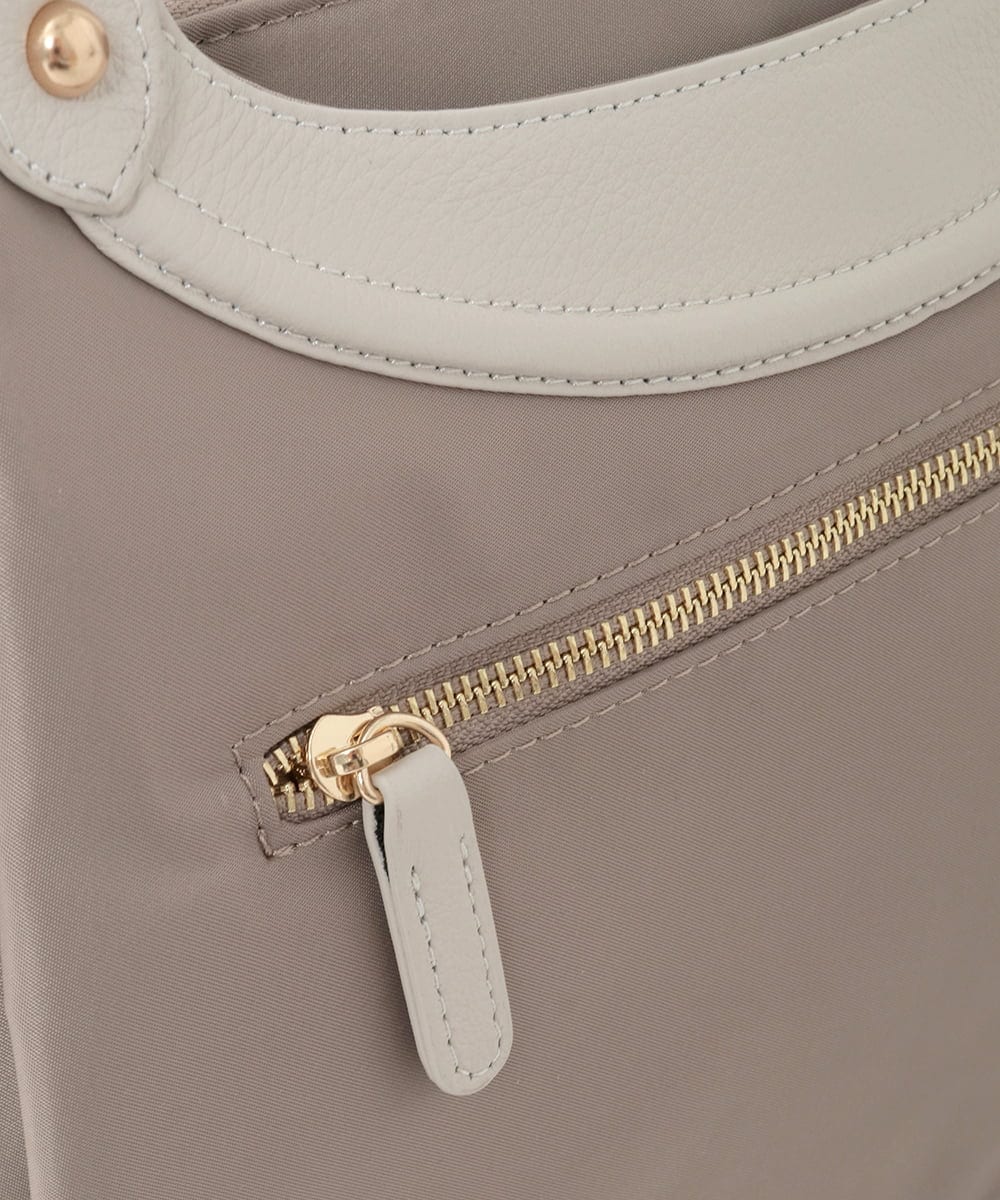 BPRGD71190 MK MICHEL KLEIN BAG(MK ミッシェルクラン バッグ) [2WAY]配色ポイントセパレートデザインバッグ ブラウン×アイボリー