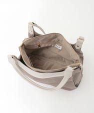 BPRGD71190 MK MICHEL KLEIN BAG(MK ミッシェルクラン バッグ) [2WAY]配色ポイントセパレートデザインバッグ ブラウン×アイボリー