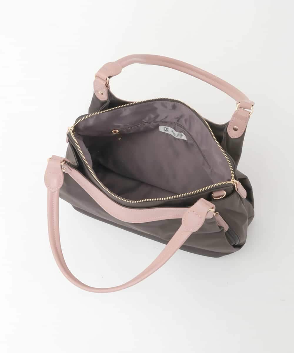 BPRGD71190 MK MICHEL KLEIN BAG(MK ミッシェルクラン バッグ) 【2WAY】配色ポイントセパレートデザインバッグ ブラウン