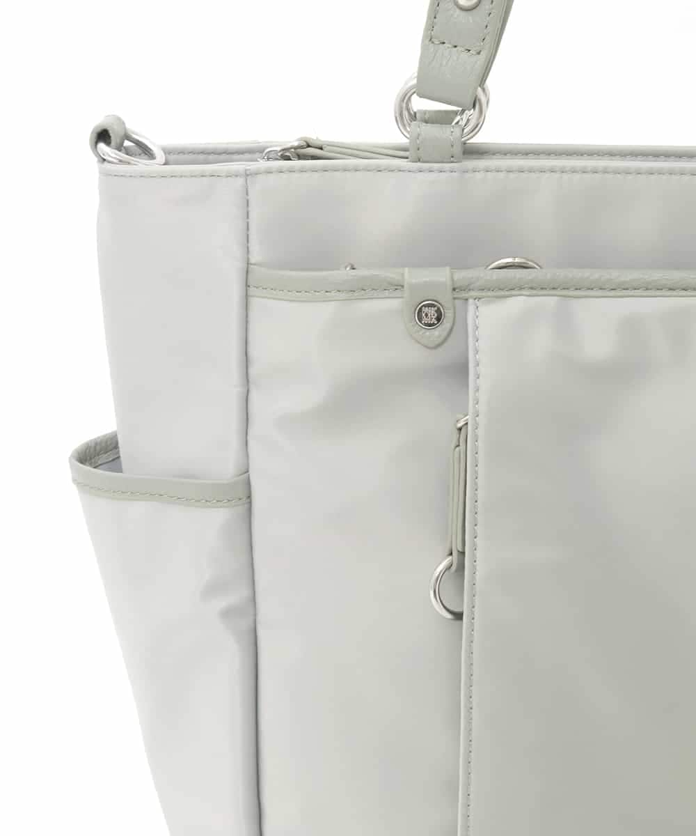 BPRGD84190 MK MICHEL KLEIN BAG(MK ミッシェルクラン バッグ) 【2WAY】多機能ポケットナイロントートバッグ グリーン