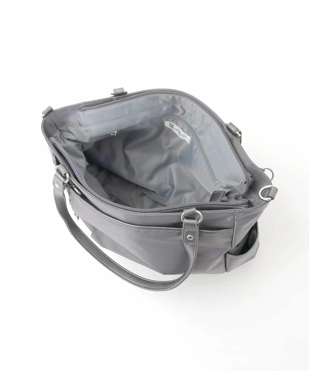 BPRGD84190 MK MICHEL KLEIN BAG(MK ミッシェルクラン バッグ) 【2WAY】多機能ポケットナイロントートバッグ グリーン