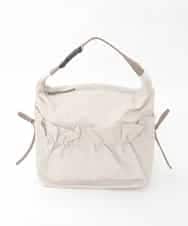 BPRGD92150 MK MICHEL KLEIN BAG(MK ミッシェルクラン バッグ) 【2WAY】ギャザーポケットナイロンデザインバッグ アイボリー