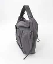 BPRGD92150 MK MICHEL KLEIN BAG(MK ミッシェルクラン バッグ) 【2WAY】ギャザーポケットナイロンデザインバッグ ダークグレー