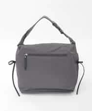 BPRGD92150 MK MICHEL KLEIN BAG(MK ミッシェルクラン バッグ) 【2WAY】ギャザーポケットナイロンデザインバッグ ダークグレー