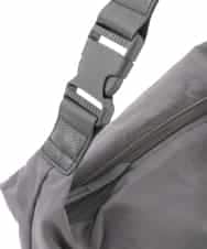 BPRGD92150 MK MICHEL KLEIN BAG(MK ミッシェルクラン バッグ) 【2WAY】ギャザーポケットナイロンデザインバッグ ダークグレー