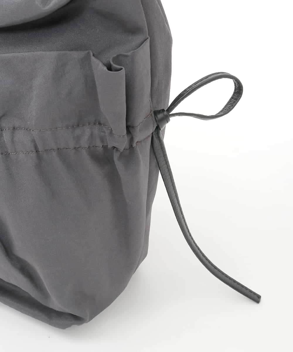 BPRGD92150 MK MICHEL KLEIN BAG(MK ミッシェルクラン バッグ) 【2WAY】ギャザーポケットナイロンデザインバッグ ダークグレー