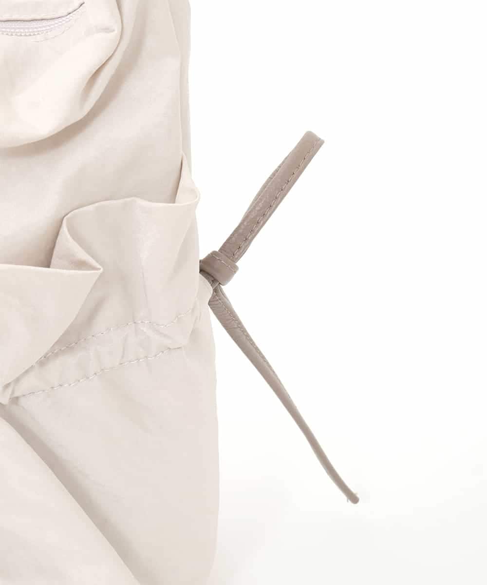 BPRGD92150 MK MICHEL KLEIN BAG(MK ミッシェルクラン バッグ) 【2WAY】ギャザーポケットナイロンデザインバッグ ダークグレー