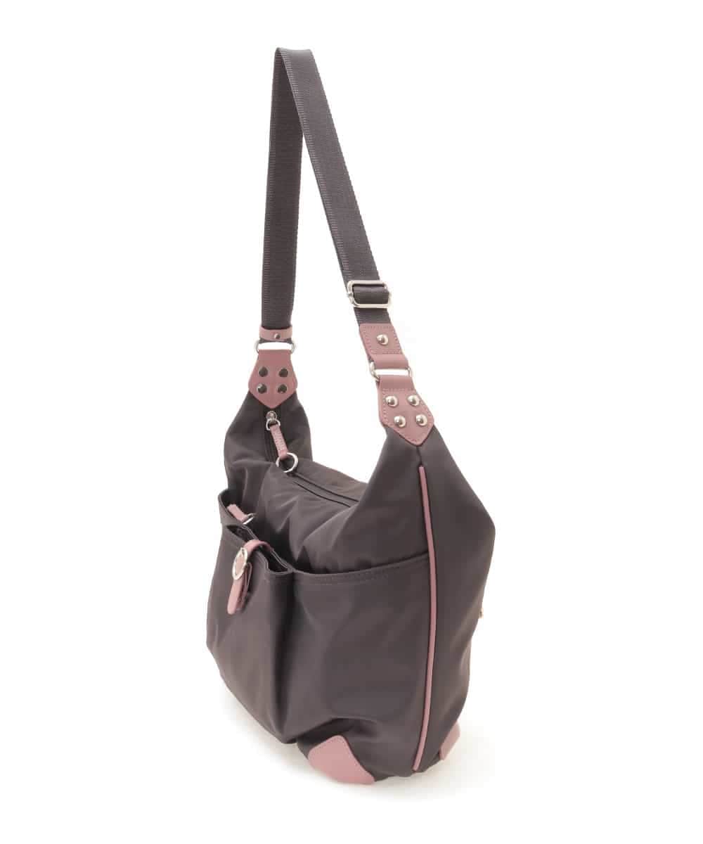 BPRGG80130 MK MICHEL KLEIN BAG(MK ミッシェルクラン バッグ) 【撥水】ナイロンショルダーバッグ パープル