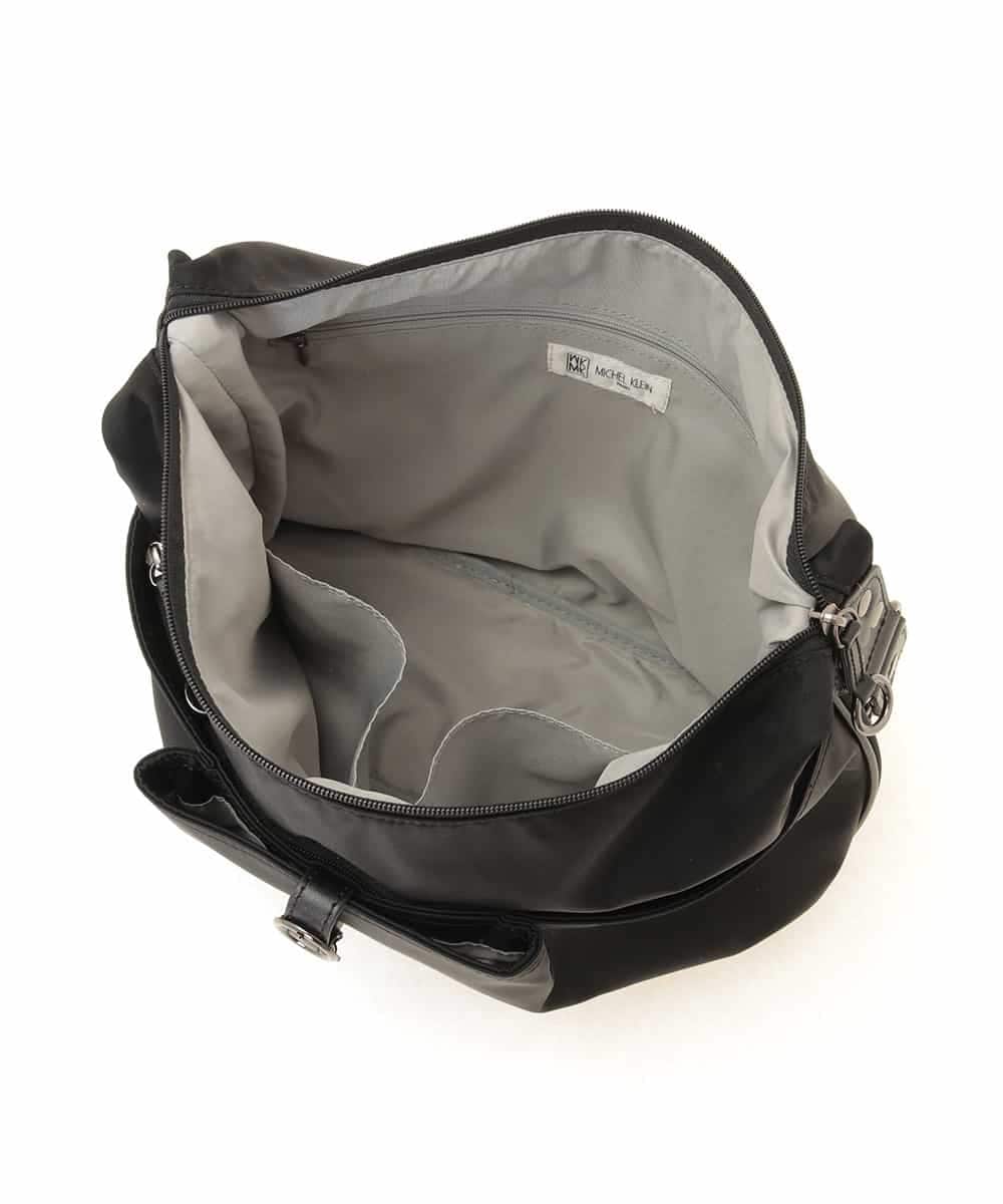 BPRGG80130 MK MICHEL KLEIN BAG(MK ミッシェルクラン バッグ) 【撥水】ナイロンショルダーバッグ ブラック